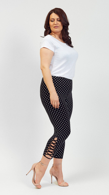 Stilvolle und bequeme gepunktete Leggings
