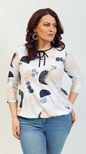 Elegant women's tied blouse shirt