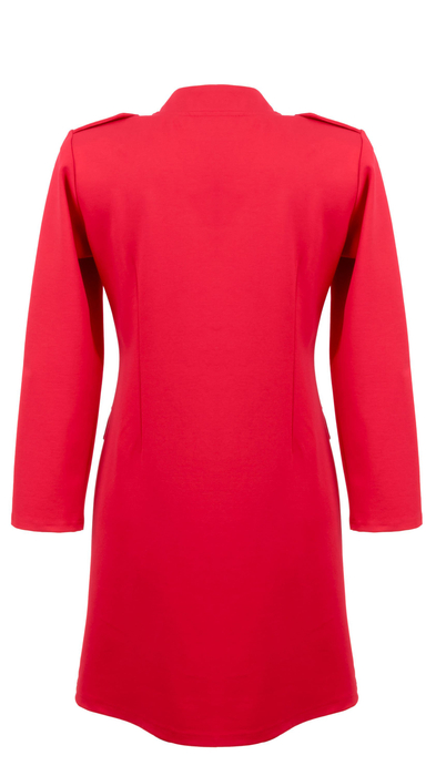 Red light women's coat fastened spring autumn