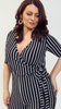 Women's spring elegant summer jumpsuit with stripes