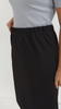Black women's formal midi pencil skirt