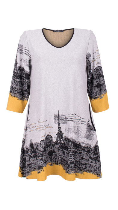 AUTUMNAL DRESS TUNIKA THICK PLUS SIZE