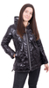 Black women's hooded jacket