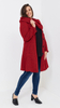 Women's winter autumn elegant coat with a hood
