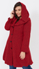 Women's winter autumn elegant coat with a hood