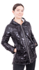 Black women's hooded jacket