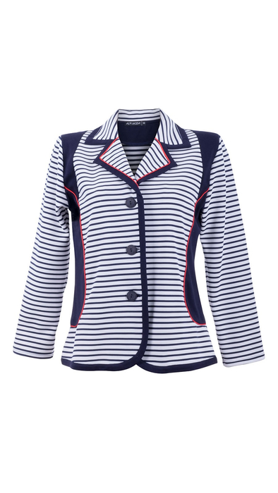 Leichte elegante Damenjacke mit Kragen