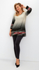 Beige Damen Herbst warme Tunika