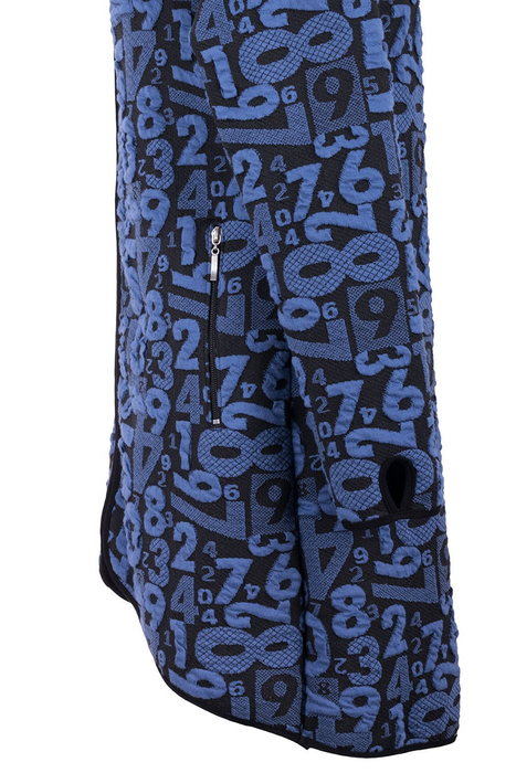 Women's blue spring autumn hooded coat