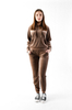 Women's velor tracksuit fashionable tracksuit set