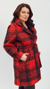 Women's short elegant wool classic coat