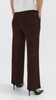 Brown women's wide, loose trousers with pockets