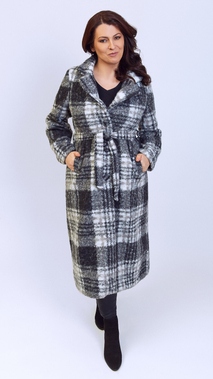 Women's long elegant wool classic coat