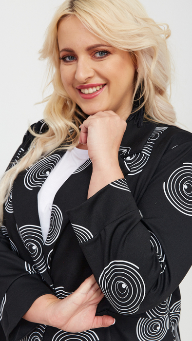 Elegante Damenjacke mit Frühjahr-Herbst-Kragen