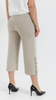 Linen women's summer wide 3/4 trousers a la jeans
