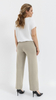 Linen women's wide loose trousers with pockets a'la jeans