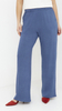 Light women's trousers, wide, loose trousers with pockets, a la jeans