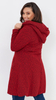 Women's winter autumn elegant coat with a hood