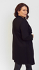 Elegant spring women's black coat