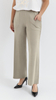 Linen women's wide loose trousers with pockets a'la jeans