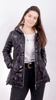 Black women's hooded jacket