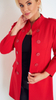Elegant spring women's red coat