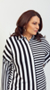 Women's elegant striped shirt blouse