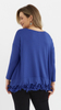 Cornflower women's loose, elegant blouse with an application