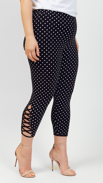 Stylish and comfortable polka dot leggings