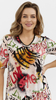 Women's tunic powder casual blouse with print