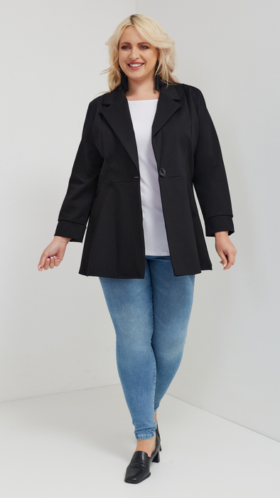 Elegante Damenjacke mit Frühjahr-Herbst-Kragen