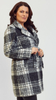 Women's short elegant wool classic coat