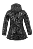 Black women's hooded jacket