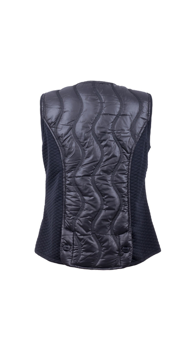 BLACK VEST SPRING/AUTUMN LINING