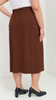 Brown Straight Long Skirt