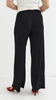 Black women's wide, loose trousers with jeans-style pockets
