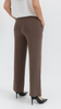 Beige Damenhose Weite Lockere Hose mit Taschen