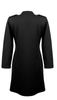 Black light women's coat fastened spring autumn