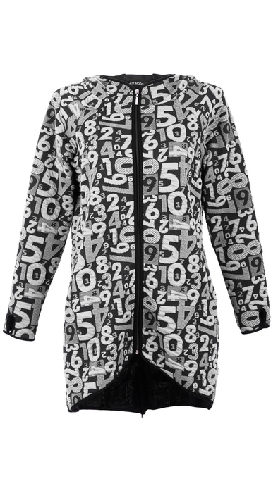 Women's white spring autumn hooded coat