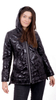Black women's hooded jacket