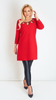 Elegant women's red tunic