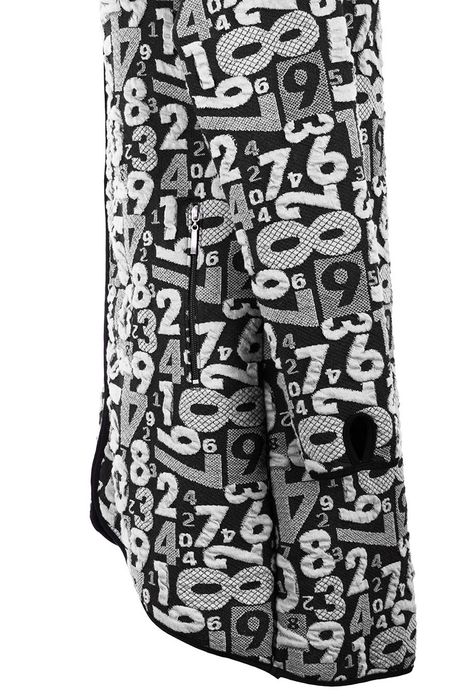 Women's white spring autumn hooded coat