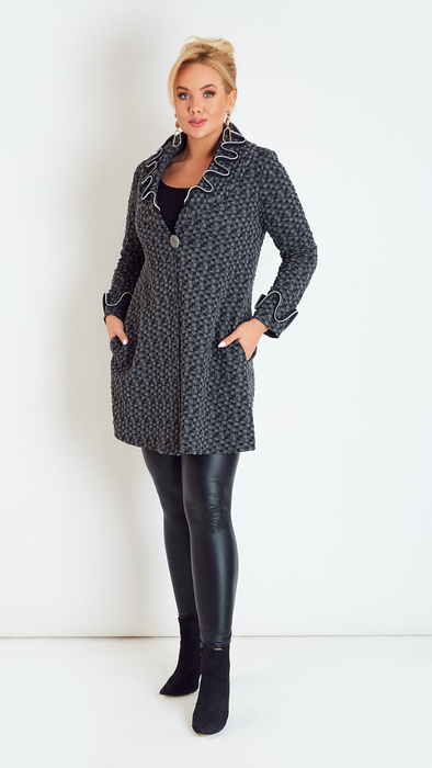 Damen Herbst Mantel kurz Elegant