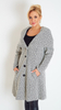 Women's winter coat white autumn winter elegant with a hood