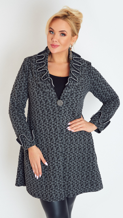 Damen Herbst Mantel kurz Elegant