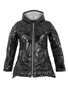 Black women's hooded jacket