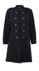 Elegant spring women's black coat