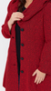 Women's winter autumn elegant coat with a hood