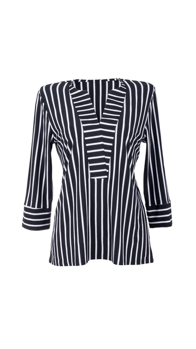 Schwarze elegante Damenbluse