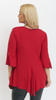 Women's red bell-sleeved short-sleeved jacket